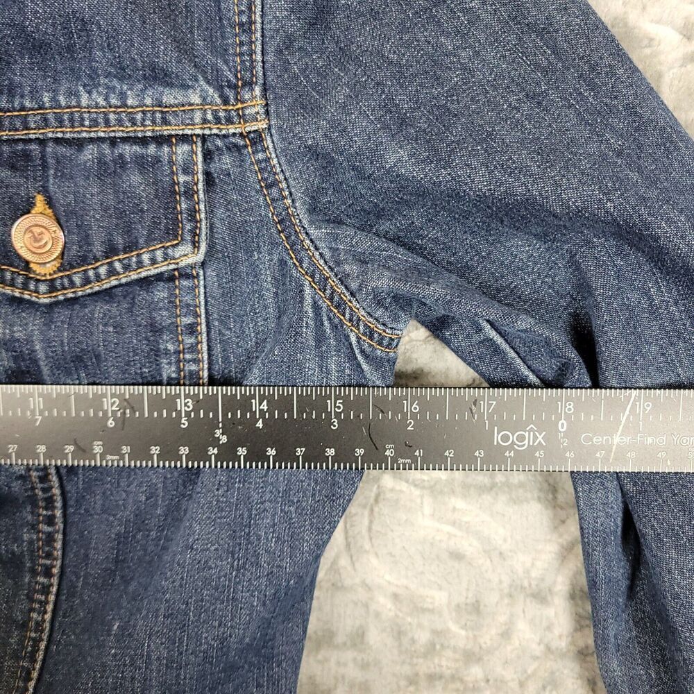 Vintage Guess Jeans Jacket Women's XS Blue Jean Authentic Originals USA Made - Picture 3 of 8